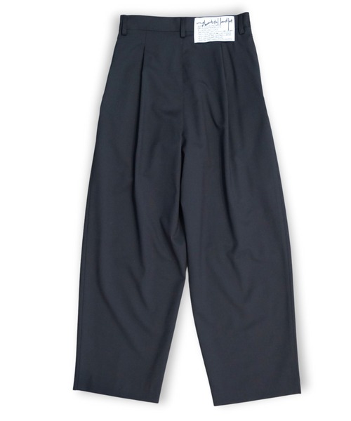 my beautiful landlet】WASHABLE WOOL WIDE SLACKS（スラックス