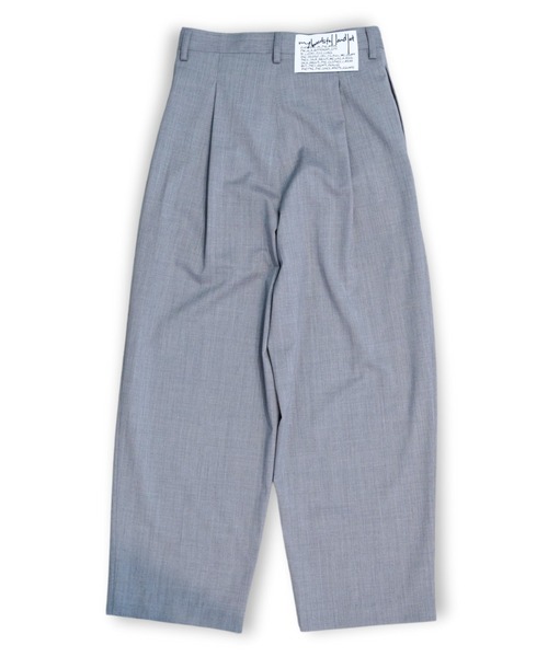 my beautiful landlet】WASHABLE WOOL WIDE SLACKS（スラックス