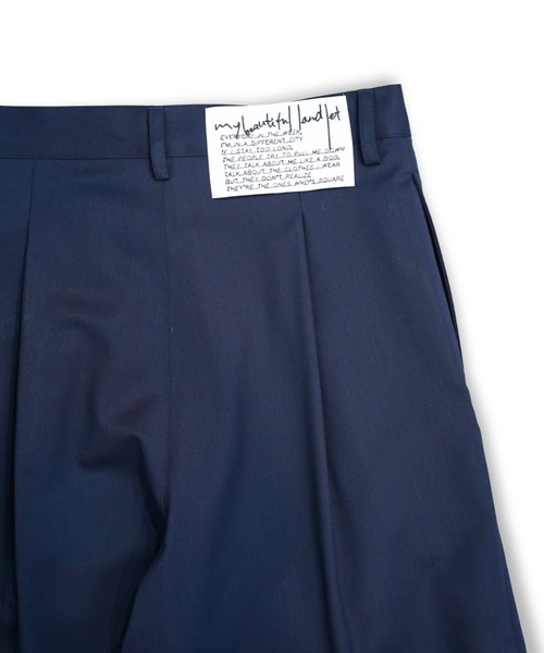 my beautiful landlet】WASHABLE WOOL WIDE SLACKS（スラックス