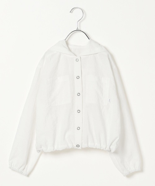 10C REPIPI（ジューシーレピピ）の「【10C REPIPI】【接触冷感/UVカット】スパンボイルパーカー（パーカー・キッズ・ホワイト系その他/ホワイト/ブルー系その他・130cm/110cm/120cm）」の19枚目の写真