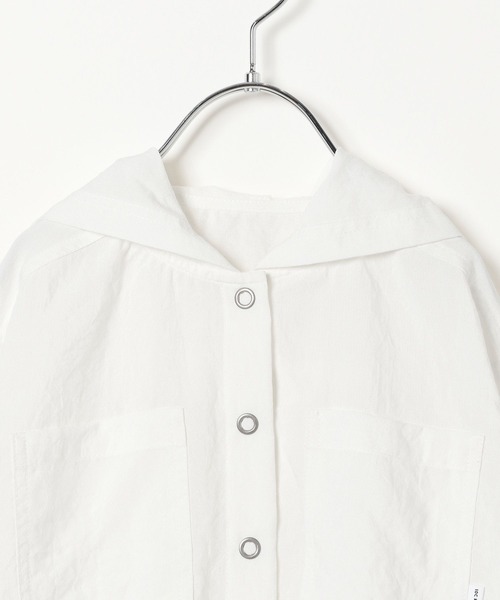 10C REPIPI（ジューシーレピピ）の「【10C REPIPI】【接触冷感/UVカット】スパンボイルパーカー（パーカー・キッズ・ホワイト系その他/ホワイト/ブルー系その他・130cm/110cm/120cm）」の22枚目の写真