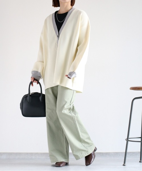 cepo(セポ)の「イージーワークパンツ 〈低身長/高身長サイズあり〉(その他パンツ・レディース・ベージュ/オリーブ/オフホワイト・S/M/L)」の18枚目の写真