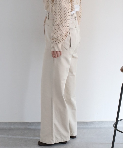 cepo(セポ)の「イージーワークパンツ 〈低身長/高身長サイズあり〉(その他パンツ・レディース・ベージュ/オリーブ/オフホワイト・S/M/L)」の15枚目の写真