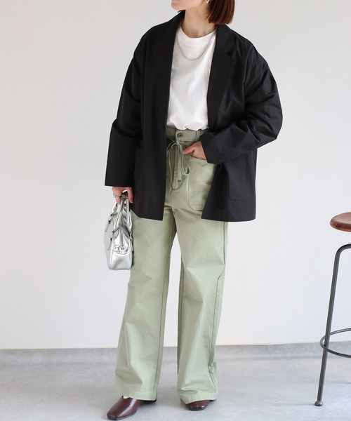 cepo(セポ)の「イージーワークパンツ 〈低身長/高身長サイズあり〉(その他パンツ・レディース・ベージュ/オリーブ/オフホワイト・S/M/L)」の17枚目の写真