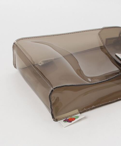 FRUIT OF THE LOOM（フルーツオブザルーム）の「【FRUIT OF THE LOOM/フルーツオブザルーム】FTL VINYL SHOULDER BAG & STICKER SEAL SET./ビニールショルダー（ショルダーバッグ・レディース・ブラック/ブラウン/オレンジ/ミント・FREE）」の6枚目の写真