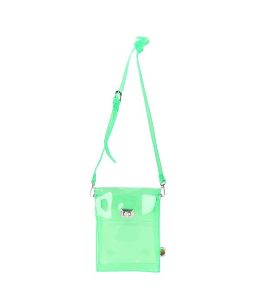 FRUIT OF THE LOOM（フルーツオブザルーム）の「【FRUIT OF THE LOOM/フルーツオブザルーム】FTL VINYL SHOULDER BAG & STICKER SEAL SET./ビニールショルダー（ショルダーバッグ・レディース・ブラック/ブラウン/オレンジ/ミント・FREE）」の13枚目の写真