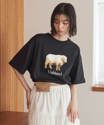 【Unblend】リアルイラスト アソート グラフィック ハーフスリーブTシャツ