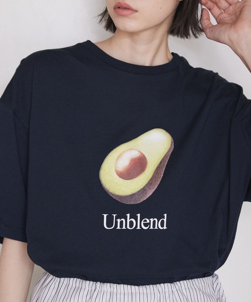 Unblend（アンブレンド）の「【Unblend】リアルイラスト アソート グラフィック ハーフスリーブTシャツ（Tシャツ/カットソー・レディース・オフホワイト/ネイビー/スミクロ・FREE）」の16枚目の写真