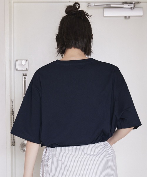 Unblend（アンブレンド）の「【Unblend】リアルイラスト アソート グラフィック ハーフスリーブTシャツ（Tシャツ/カットソー・レディース・オフホワイト/ネイビー/スミクロ・FREE）」の18枚目の写真