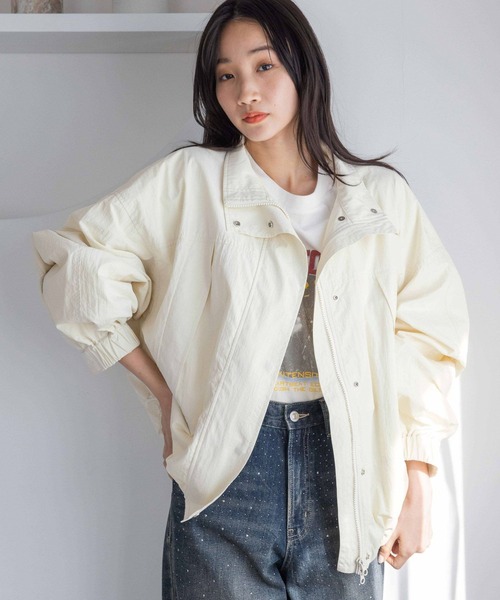 ボリュームショートモンスターコート 288194（ナイロンジャケット