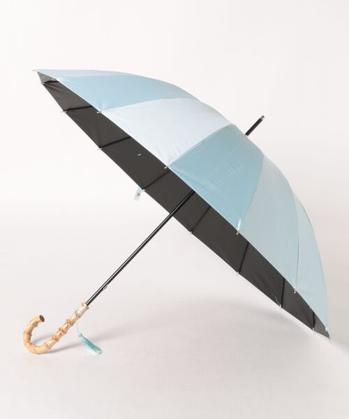 Waterfront(ウォーターフロント)の「16K花びらき竹手元 55cm 晴雨兼用傘 日傘 雨傘(長傘・レディース・ホワイト/ブラック/ブルー/グリーン/ダークネイビー・FREE)」の14枚目の写真