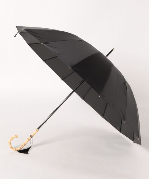 Waterfront(ウォーターフロント)の「16K花びらき竹手元 55cm 晴雨兼用傘 日傘 雨傘(長傘・レディース・ホワイト/ブラック/ブルー/グリーン/ダークネイビー・FREE)」の12枚目の写真