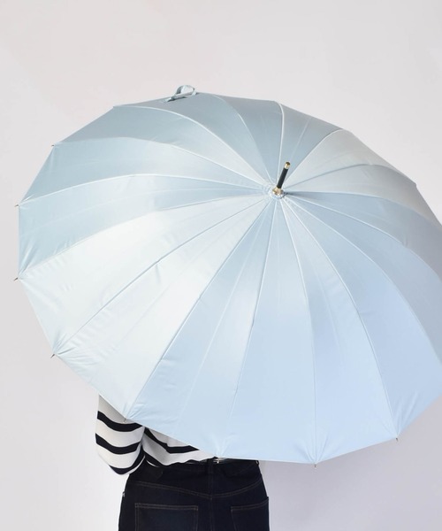 Waterfront(ウォーターフロント)の「16K花びらき竹手元 55cm 晴雨兼用傘 日傘 雨傘(長傘・レディース・ホワイト/ブラック/ブルー/グリーン/ダークネイビー・FREE)」の22枚目の写真