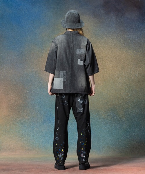 glamb(グラム)の「Unplugged Denim Happi Shirt / アンプラグドデニムハッピシャツ(シャツ/ブラウス・メンズ・ブラック/インディゴブルー・S/M/L)」の5枚目の写真