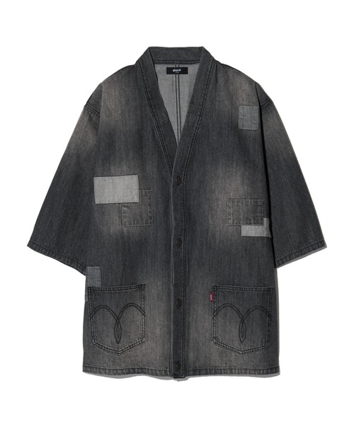 glamb(グラム)の「Unplugged Denim Happi Shirt / アンプラグドデニムハッピシャツ(シャツ/ブラウス・メンズ・ブラック/インディゴブルー・S/M/L)」の20枚目の写真