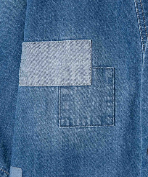 glamb(グラム)の「Unplugged Denim Happi Shirt / アンプラグドデニムハッピシャツ(シャツ/ブラウス・メンズ・ブラック/インディゴブルー・S/M/L)」の19枚目の写真