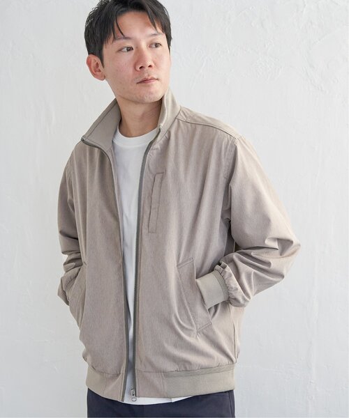 ikka(イッカ)の「Teflon(R)襟2wayブルゾン(ブルゾン・メンズ・ネイビー/チャコール/グレイッシュベージュ・M/S/L/XL)」の5枚目の写真