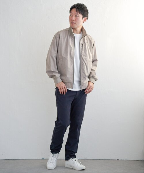 ikka(イッカ)の「Teflon(R)襟2wayブルゾン(ブルゾン・メンズ・ネイビー/チャコール/グレイッシュベージュ・M/S/L/XL)」の7枚目の写真