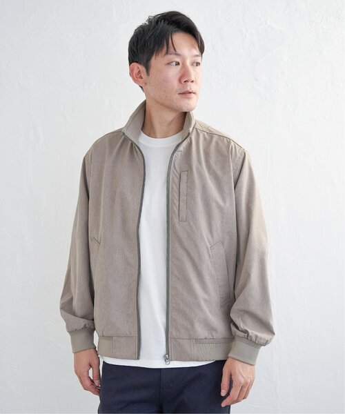 ikka(イッカ)の「Teflon(R)襟2wayブルゾン(ブルゾン・メンズ・ネイビー/チャコール/グレイッシュベージュ・M/S/L/XL)」の14枚目の写真