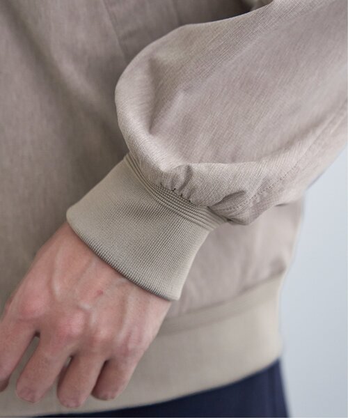 ikka(イッカ)の「Teflon(R)襟2wayブルゾン(ブルゾン・メンズ・ネイビー/チャコール/グレイッシュベージュ・M/S/L/XL)」の17枚目の写真