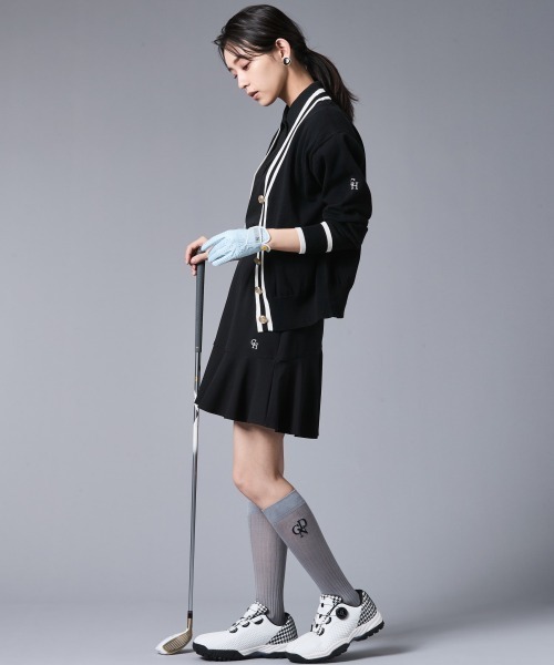 CHIC STYLE（シックスタイル）の「パフスリーブポロシャツ＜大きいサイズ有＞シックスタイルゴルフ（Tシャツ/カットソー・レディース・ベージュ/ブラック/オフホワイト・5L/4L/3L/LL/L/M）」の18枚目の写真