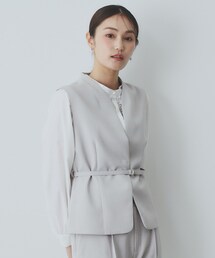 MARECHAL TERRE - 卒業式入学式 ジレ ベスト 黒 未使用タグ付き オケージョン 定価20,900円 中わたレザーベスト （ベスト）｜INGEBORG / インゲボルグ