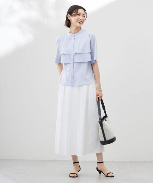 J.PRESS(ジェイプレス)の「【WEB限定カラーあり・洗える】トリコットジャージー フレアーパンツ(その他パンツ・レディース・グレー系/ホワイト系/ネイビー系・7/9/11)」の18枚目の写真