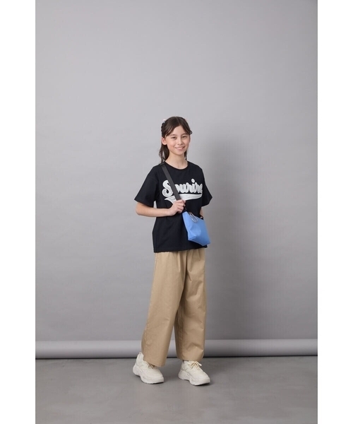 a.v.v（アーヴェヴェ）の「[KIDS]シンプルサコッシュ（ショルダーバッグ・キッズ・ブラック/ライラック/ダークインディゴブルー・120）」の11枚目の写真