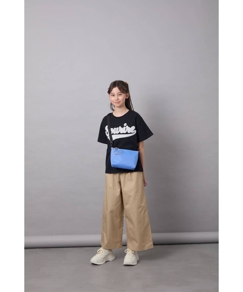a.v.v（アーヴェヴェ）の「[KIDS]シンプルサコッシュ（ショルダーバッグ・キッズ・ブラック/ライラック/ダークインディゴブルー・120）」の12枚目の写真