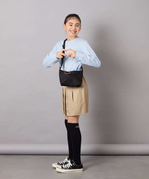 a.v.v（アーヴェヴェ）の「[KIDS]シンプルサコッシュ（ショルダーバッグ・キッズ・ブラック/ライラック/ダークインディゴブルー・120）」の21枚目の写真