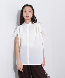 N.（N. Natural Beauty Basic）（エヌエヌナチュラルビューティーベーシック）の「バンドカラードロストシャツ（シャツ/ブラウス）」
