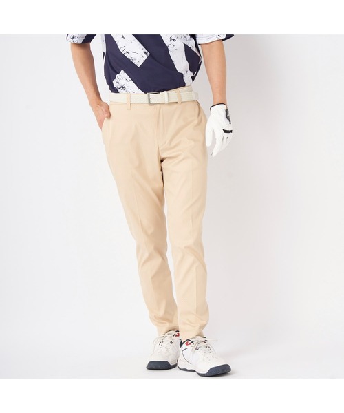 FILA GOLF(フィラゴルフ )の「FILA GOLF/フィラ ゴルフ ゴルフウェア ストレッチ 軽量 撥水 ツイル 9分丈 テーパードパンツ ロングパンツ(その他パンツ・メンズ・ホワイト/ネイビー/ブラック/ベージュ・M/L/LL)」の5枚目の写真