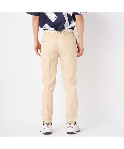 FILA GOLF(フィラゴルフ )の「FILA GOLF/フィラ ゴルフ ゴルフウェア ストレッチ 軽量 撥水 ツイル 9分丈 テーパードパンツ ロングパンツ(その他パンツ・メンズ・ホワイト/ネイビー/ブラック/ベージュ・M/L/LL)」の7枚目の写真