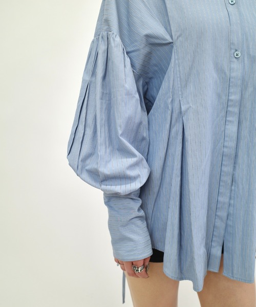 Six M（シックスエム）の「【Six M/シックスエム】デザインシャツ（シャツ/ブラウス・レディース・サックスブルー/ブラック/ホワイト・FREE）」の20枚目の写真