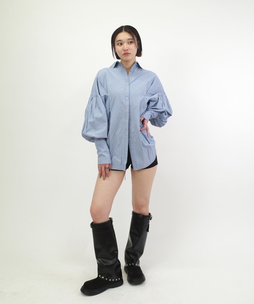 ブラウス シャツ 「Six M/シックスエム」デザインシャツ レディース Six M ブラウス シャツ 「Six M/シックスエム」デザインシャツ