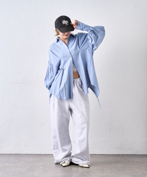 ブラウス シャツ 「Six M/シックスエム」デザインシャツ レディース Six M ブラウス シャツ 「Six M/シックスエム」デザインシャツ