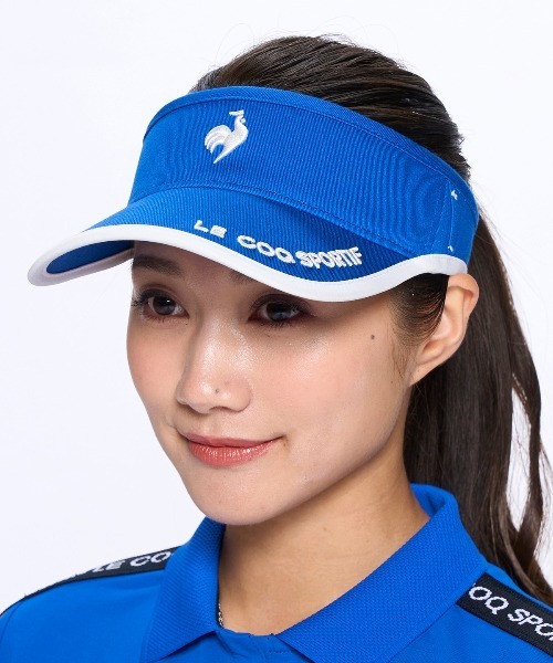 セール】【le coq sportif GOLF】イヤーカーブサンバイザーゴルフ