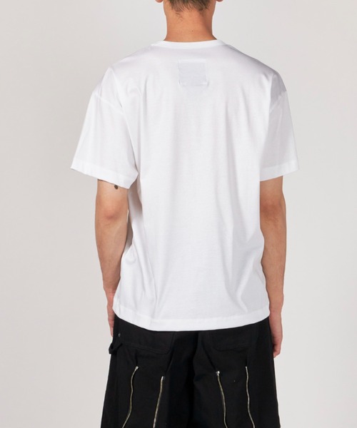 FUMITO GANRYU（フミトガンリュウ）の「FUMITO GANRYU Pattern F-patchwork tee A（Tシャツ/カットソー・メンズ・ホワイト/ブラック・1/2）」の3枚目の写真