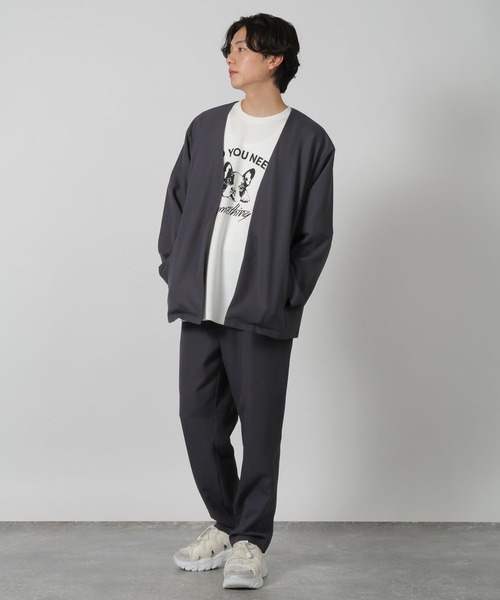 LAKOLE（ラコレ）の「ダンボールアニマル半袖Ｔ / 325997（Tシャツ/カットソー・メンズ・ホワイト/チャコール/グリーン/アクア・MEDIUM/LARGE）」の5枚目の写真