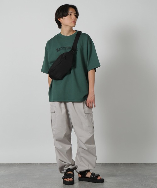 LAKOLE（ラコレ）の「ダンボールアニマル半袖Ｔ / 325997（Tシャツ/カットソー・メンズ・ホワイト/チャコール/グリーン/アクア・MEDIUM/LARGE）」の7枚目の写真