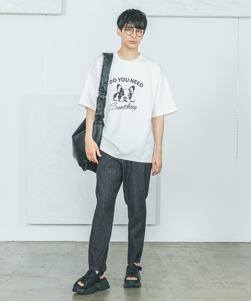 LAKOLE（ラコレ）の「ダンボールアニマル半袖Ｔ / 325997（Tシャツ/カットソー・メンズ・ホワイト/チャコール/グリーン/アクア・MEDIUM/LARGE）」の20枚目の写真