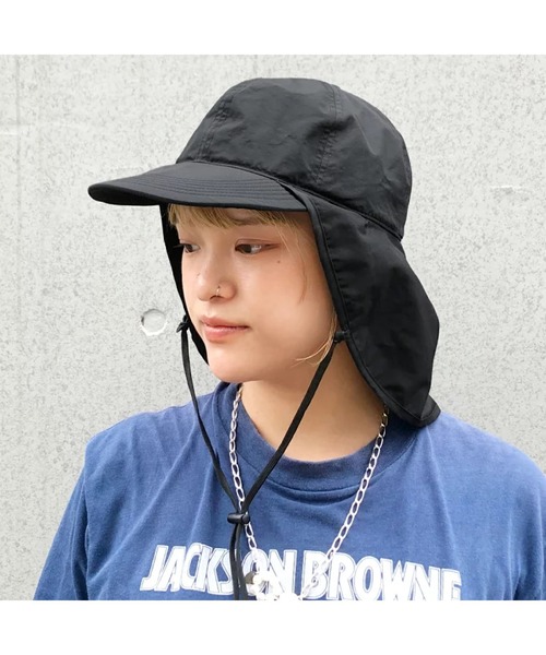 Basiquenti】Water Repellent Nylon Shade Cap（ウォーターリペレント