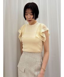 LAGUNAMOON | ハンカチーフスリーブニットプルオーバー(ニット/セーター)