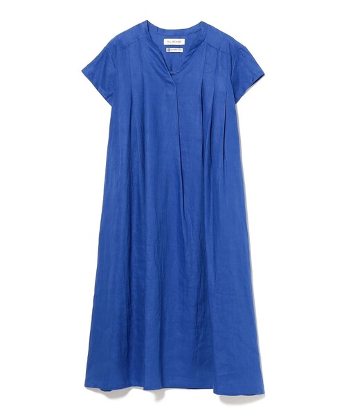 Ray BEAMS（レイビームス）の「リネン タック キーネック ワンピース [手洗い可]（ワンピース・レディース・ブラック/ブルー/レッド・ONE SIZE）」の21枚目の写真