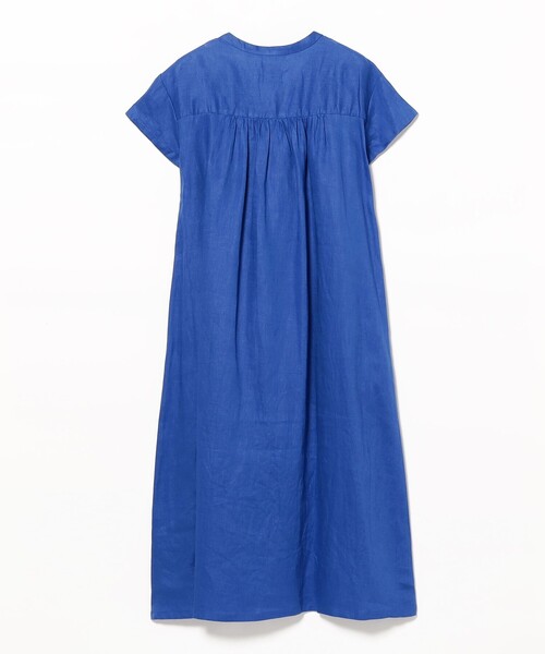 Ray BEAMS（レイビームス）の「リネン タック キーネック ワンピース [手洗い可]（ワンピース・レディース・ブラック/ブルー/レッド・ONE SIZE）」の22枚目の写真