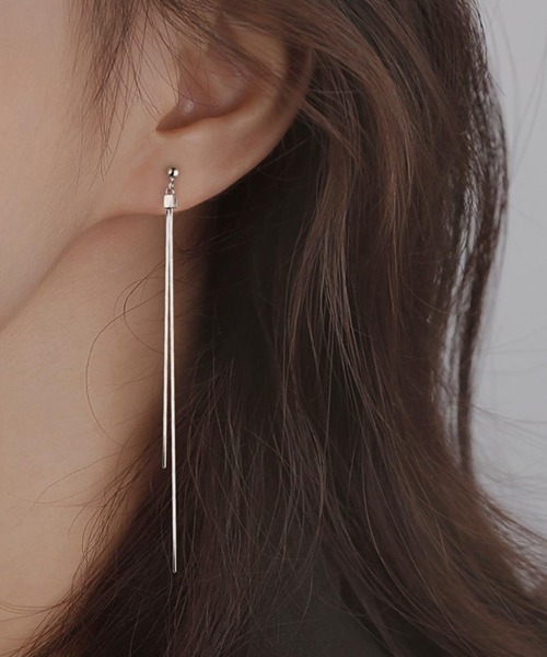 Forcement(フォースメント)の「動きのある女性らしさUP!タッセルピアス(ピアス(両耳用)・レディース・ゴールド/シルバー・ONESIZE)」の1枚目の写真