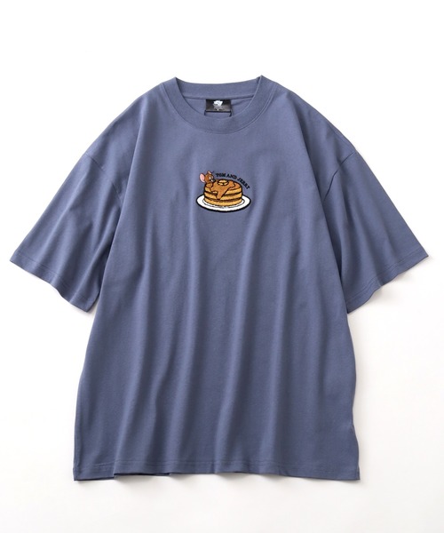 Tom＆Jerry（トムアンドジェリー）の「【Tom & Jerry/トム & ジェリー】ミニサガラ刺繍ハーフスリーブTシャツ（Tシャツ/カットソー・メンズ・オフホワイト/グレイッシュベージュ/ブルーグレー/スミクロ・M/L/LL）」の18枚目の写真