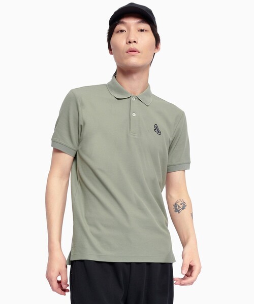 AIGLE（エーグル）の「UVカット 吸水速乾 クールマックス 半袖ポロシャツ（ポロシャツ・メンズ・ホワイト/ブラック/グリーン/ブルー・S/M/L/XL）」の3枚目の写真