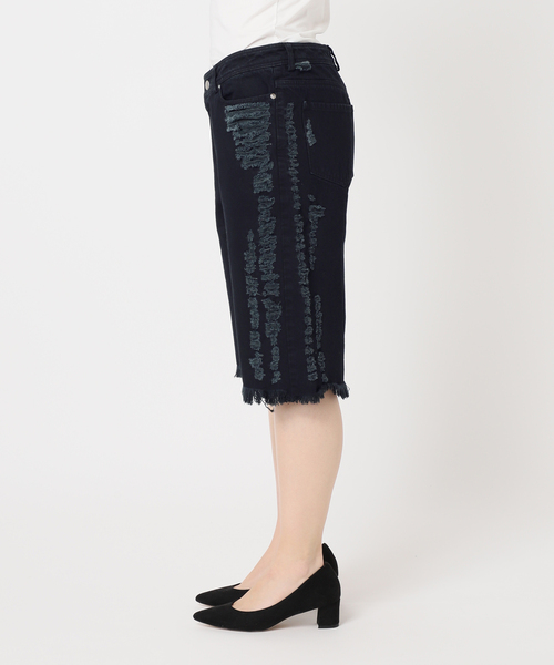 CITYSHOP(シティーショップ)の「KATHARINA DUBBICK 別注 DENIM SHORTS:デニムパンツ(デニムパンツ・レディース・ブラック・29/27)」の16枚目の写真