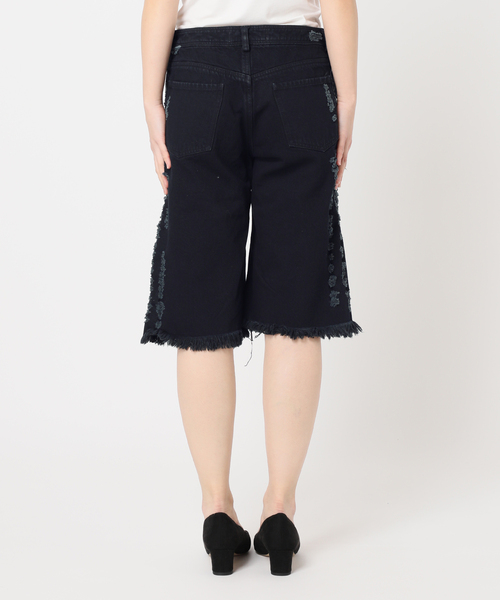 CITYSHOP(シティーショップ)の「KATHARINA DUBBICK 別注 DENIM SHORTS:デニムパンツ(デニムパンツ・レディース・ブラック・29/27)」の15枚目の写真